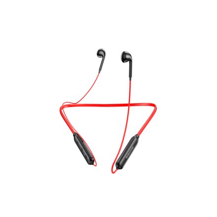 Bluetooth fülhallgató, stereo headset Borofone BE52 Ear Sport piros