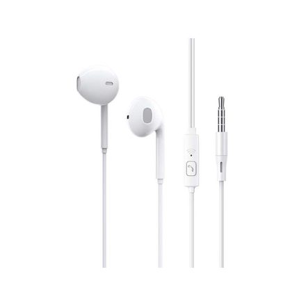 Vezetékes fülhallgató, headset 3,5 mm-es Jack csatlakozóval Borofone BM54 Maya fehér