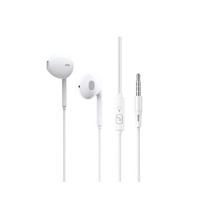 Vezetékes fülhallgató, headset 3,5 mm-es Jack csatlakozóval Borofone BM54 Maya fehér