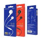 Vezetékes fülhallgató, headset 3,5 mm-es Jack csatlakozóval Borofone BM40 Sage fekete