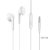 Vezetékes fülhallgató, headset 3,5 mm-es Jack csatlakozóval Borofone BM40 Sage fehér