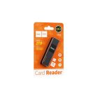 SD/Micro-SD kártyaolvasó USB 2.0 Hoco HB20 Mindful fekete