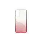 Színátmenetes csillogós TPU telefontok Samsung Galaxy S21 FE G990B piros