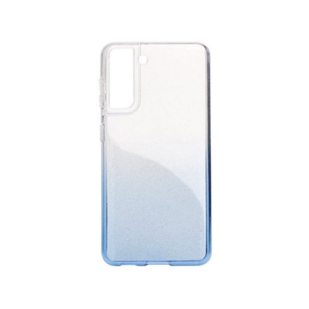 Színátmenetes csillogós TPU telefontok Samsung Galaxy S21 FE G990B kék