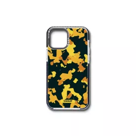   Mintás telefontok Military iPhone 12 Mini YooUp sárga-fekete