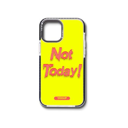 Mintás telefontok Not Today iPhone 12 Pro Max YooUp fekete