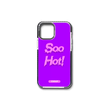 Mintás telefontok Soo Hot iPhone 12/12 Pro Max YooUp fekete kerettel