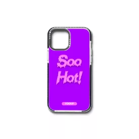   Mintás telefontok Soo Hot iPhone 12 Mini YooUp fekete kerettel