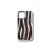 Mintás telefontok Zebra iPhone 12 Mini YooUp fehér kerettel