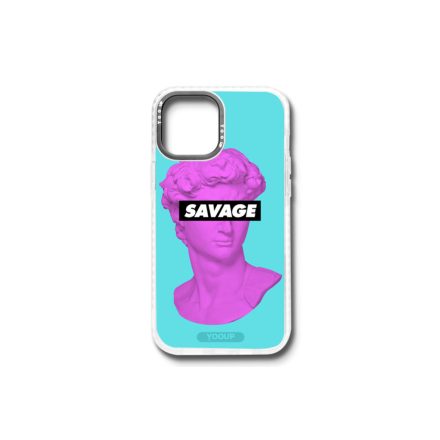 Mintás telefontok Savage iPhone 13 Pro YooUp fehér kerettel