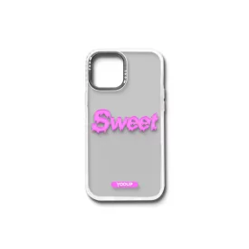   Mintás telefontok Sweet iPhone 12 Mini YooUp fehér kerettel