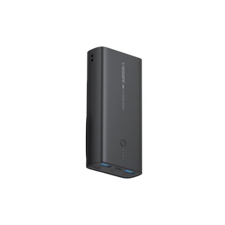 Power Bank 10000 mAh + hálózati töltő Veger ACE100 PD 20W QC 3.0 fekete