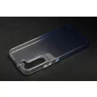 Színátmenetes csillogós TPU telefontok Samsung Galaxy S22 S901 kék