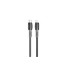 Töltő és adatkábel Type-C/Lightning csatlakozóval 1 méter 3A PD 20W Borofone BX62 Bonus fekete