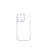 Matt 0.38 mm vastag átlátszó TPU telefontok iPhone 13 Mini lila kerettel