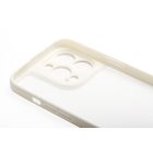 Matt 0.38 mm vastag átlátszó TPU telefontok iPhone 13 Mini drapp kerettel