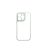 Matt 0.38 mm vastag átlátszó TPU telefontok iPhone 13 Pro zöld kerettel