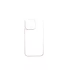 Matt 0.38 mm vastag átlátszó TPU telefontok iPhone 13 Pro drapp kerettel