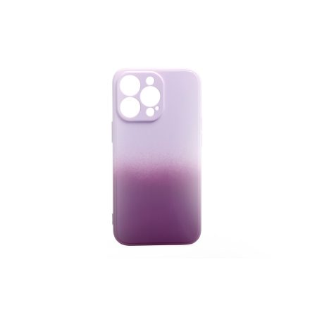 Színátmenetes lila gumis TPU tok iPhone 13 Pro TJ
