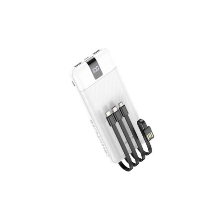 Power Bank 10000 mAh Borofone BJ20 fehér