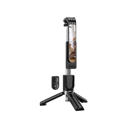 Streamer mini bluetooth tripod selfie állvány Borofone BY9 fekete