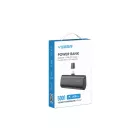 Power Bank 5000 mAh Veger PlugOn L V0556P PD20W/PD18W Lightning fekete