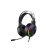 Vezetékes fejhallgató, headset 3,5 mm-es Jack csatlakozóval Glint Thunder G12 Gamer fekete