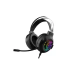 Vezetékes fejhallgató, headset 3,5 mm-es Jack csatlakozóval Forev FV-G97 Gamer fekete
