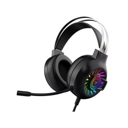 Vezetékes fejhallgató, headset 3,5 mm-es Jack csatlakozóval Forev FV-G97 Gamer fekete