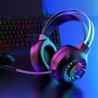 Vezetékes fejhallgató, headset 3,5 mm-es Jack csatlakozóval Forev FV-G97 Gamer fekete