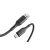 Töltő és adatkábel USB/Type-C csatlakozóval 3A 1.2 méter Veger AC02 fekete