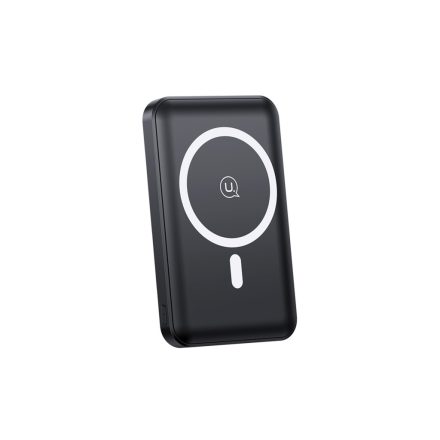 Power Bank 10000 mAh Usams US-CD173 PB64 QC3.0+PD 20W mágneses wireless fekete