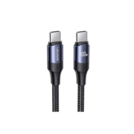 Töltő és adatkábel Type-C/Type-C csatlakozóval PD 100W 3 méter Usams U71 SJ526 fekete