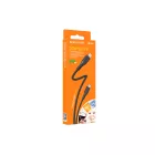 Töltő és adatkábel Type-C/Lightning csatlakozóval 1 méter 3A PD 20W Borofone BX66 Wide fekete