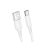 Töltő és adatkábel USB/Type-C csatlakozóval 2.4A 1 méter Borofone BX47 Coolway fehér