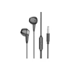 Vezetékes fülhallgató, headset 3,5 mm-es Jack csatlakozóval Borofone BM68 Kelly fekete