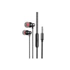 Vezetékes fülhallgató, headset 3,5 mm-es Jack csatlakozóval Borofone BM65 Sole fekete