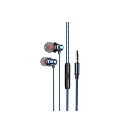 Vezetékes fülhallgató, headset 3,5 mm-es Jack csatlakozóval Borofone BM65 Sole fék