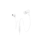 Vezetékes fülhallgató, headset 3,5 mm-es Jack csatlakozóval Borofone BM64 Goalant fehér