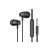 Vezetékes fülhallgató, headset 3,5 mm-es Jack csatlakozóval Borofone BM57 Platinum fekete