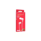 Vezetékes fülhallgató, headset 3,5 mm-es Jack csatlakozóval Borofone BM49 Player pink