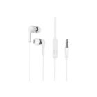 Vezetékes fülhallgató, headset 3,5 mm-es Jack csatlakozóval Borofone BM39 Refined fehér