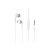 Vezetékes fülhallgató, headset 3,5 mm-es Jack csatlakozóval Borofone BM39 Refined fehér