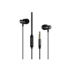 Vezetékes fülhallgató, headset 3,5 mm-es Jack csatlakozóval Borofone BM29 Gratified fekete