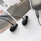 Vezetékes fülhallgató, headset 3,5 mm-es Jack csatlakozóval Borofone BM29 Gratified fekete