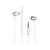 Vezetékes fülhallgató, headset 3,5 mm-es Jack csatlakozóval Borofone BM29 Gratified fehér