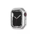 Köves TPU óratok Apple Watch 7 - 45 mm ezüst