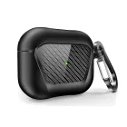 TPU szilikontok carbon mintás Airpods 3 fekete