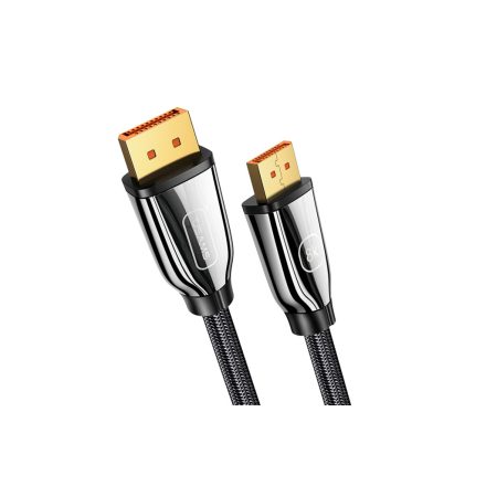 8K DP/DP 1.4 kábel 3 méter Usams SJ533 U75 fekete