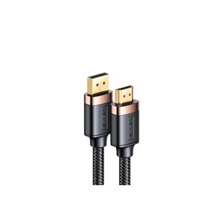 4K UHD DP/HDMI kábel 2 méter Usams SJ530 U74 fekete